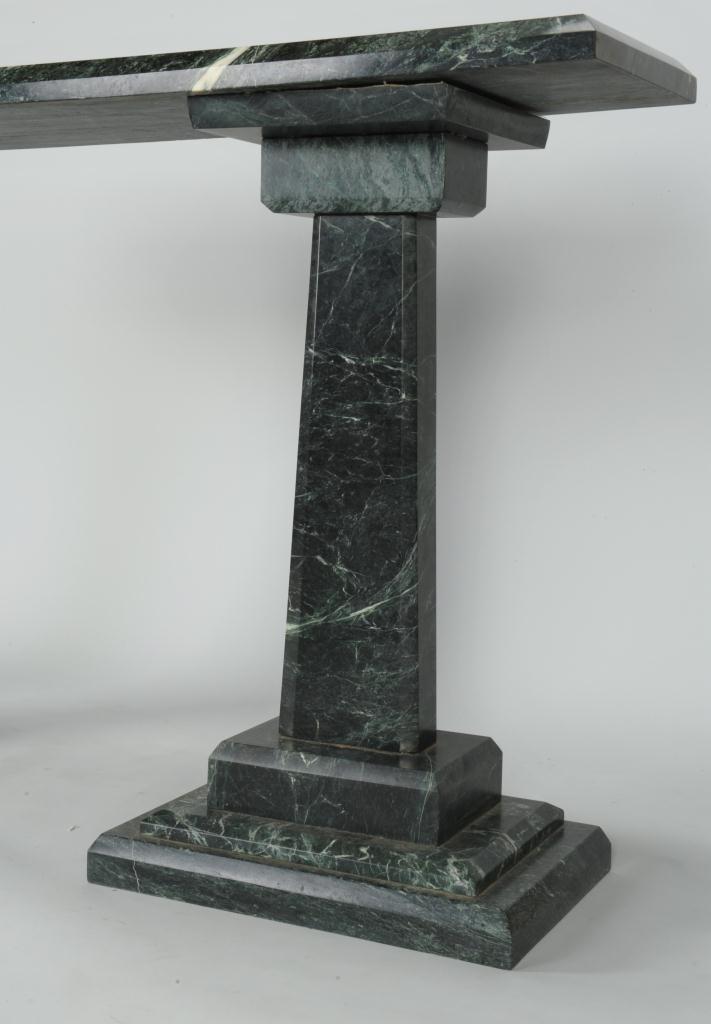 Lot 623: Marble serving table by Bruce Bennett, MFA