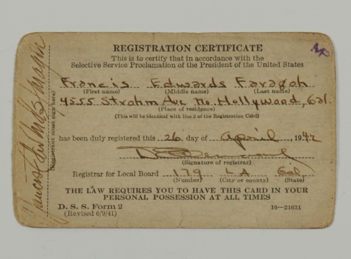 Lot 631: Francis Edwards Faragoh Entertainment Archive