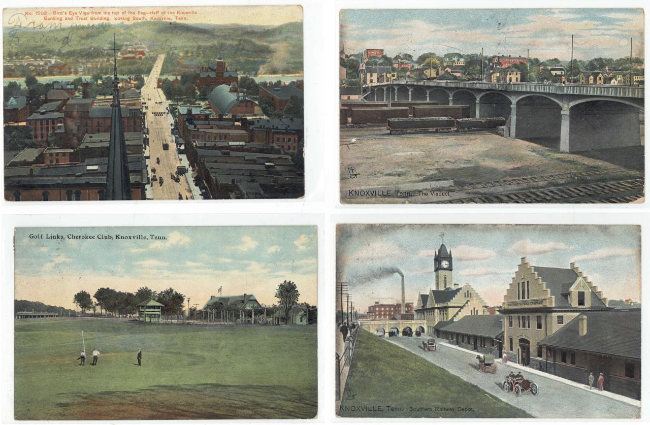 Lot 636: Early 20th c. Postcard Collection, Knoxville views
