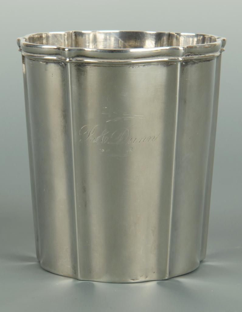 Lot 66: Rococo style silver cup or beaker