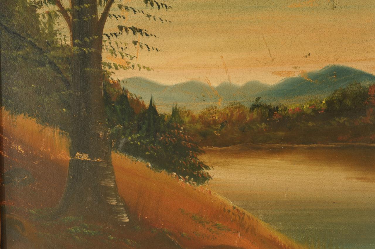 Lot 671: 3 Smoky Mountain landscapes by John Roberts