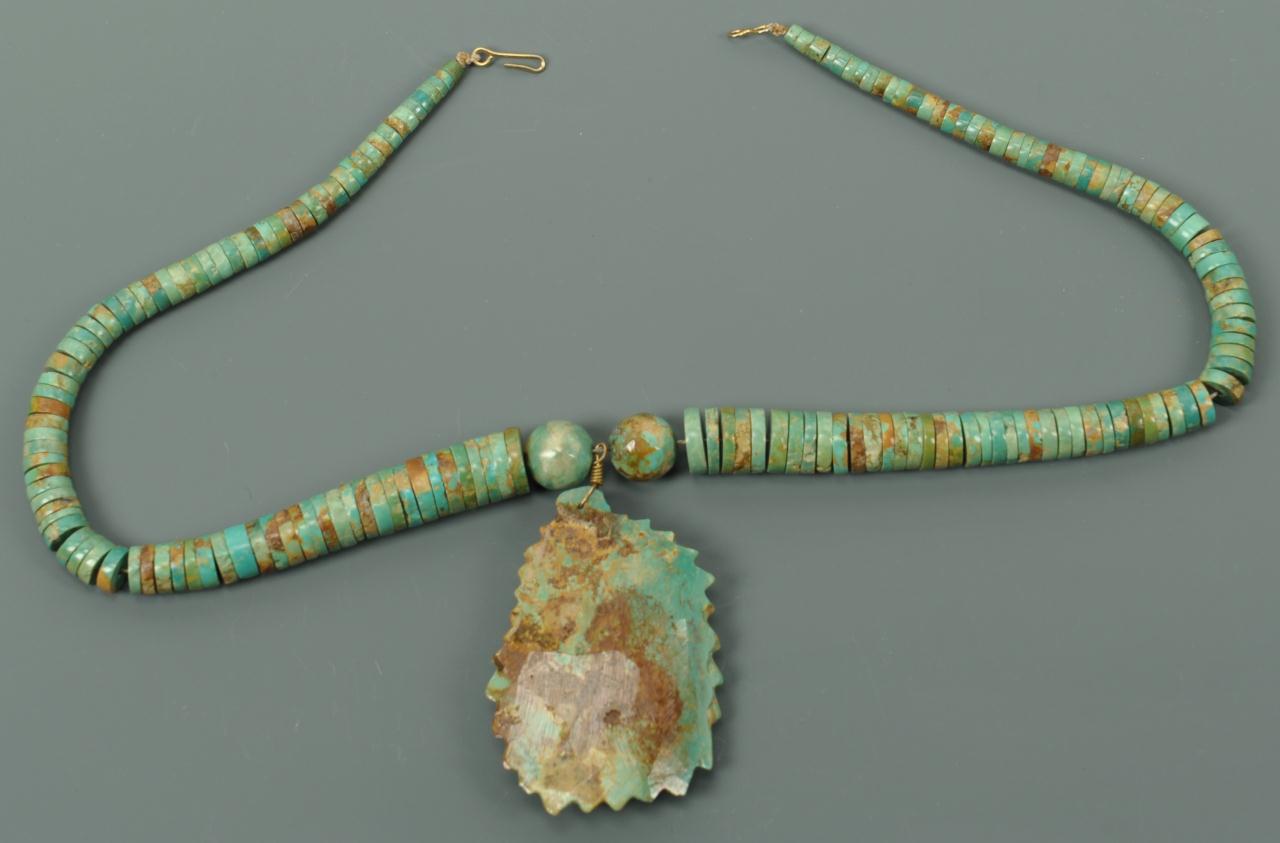 Lot 679: Vintage Turquoise and Coral Necklaces, 3 pcs.