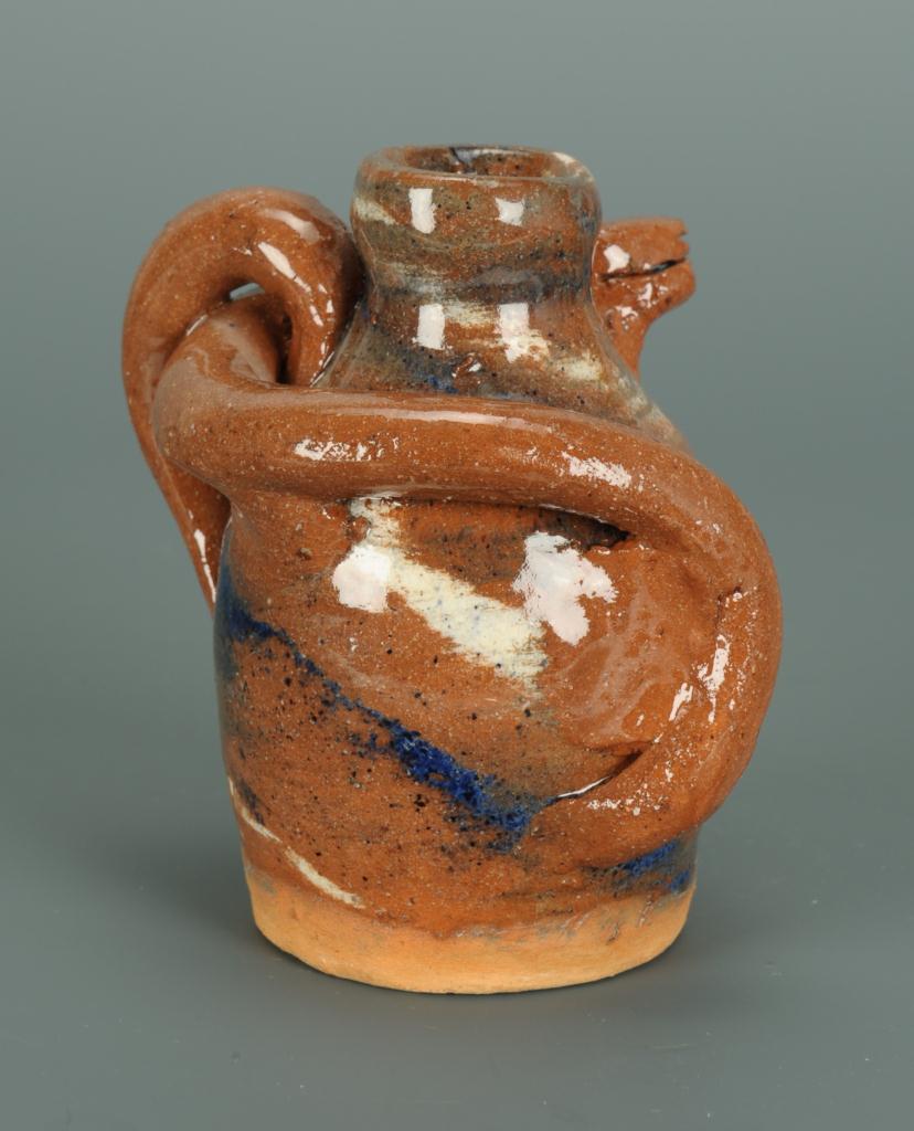 Lot 688: 2 NC Folk Pottery Items by Burlon Craig