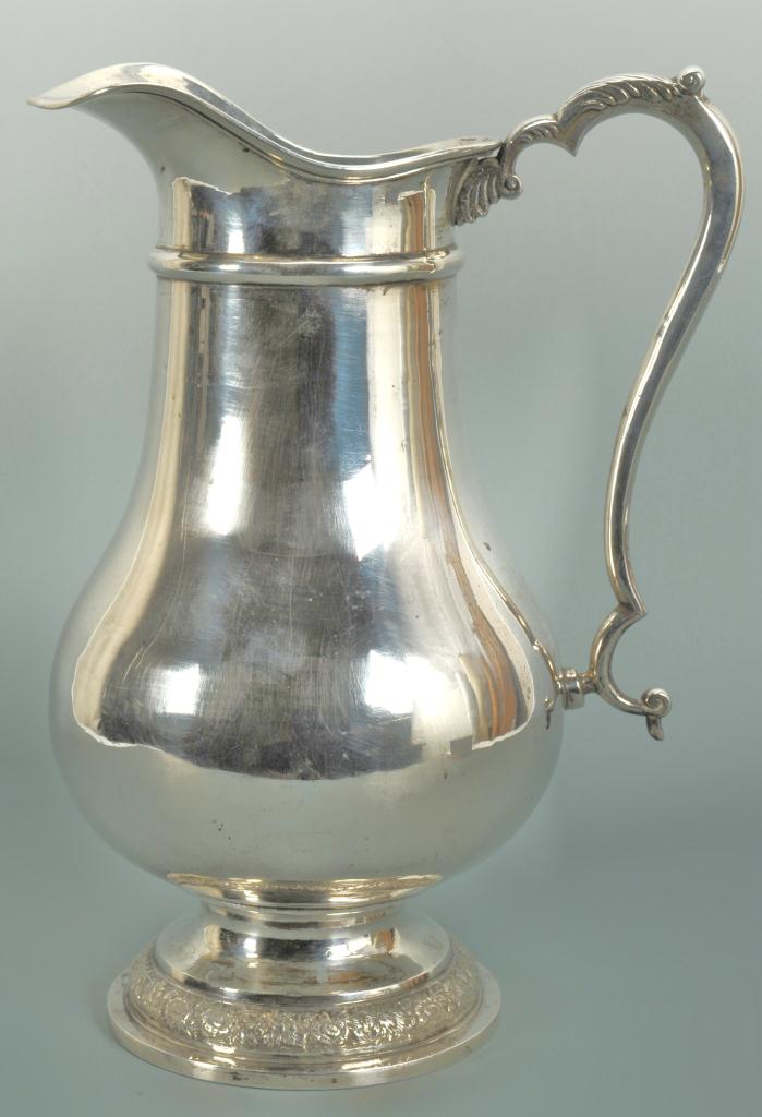 Lot 86: Persian Silver Water Pitcher