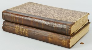 Lot 132: 1863 and 1869 Bound Volumes Harper's Weekly