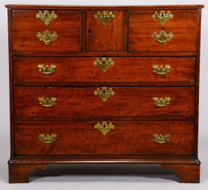 Lot 148: Southern Chippendale Chest of Drawers, MESDA label