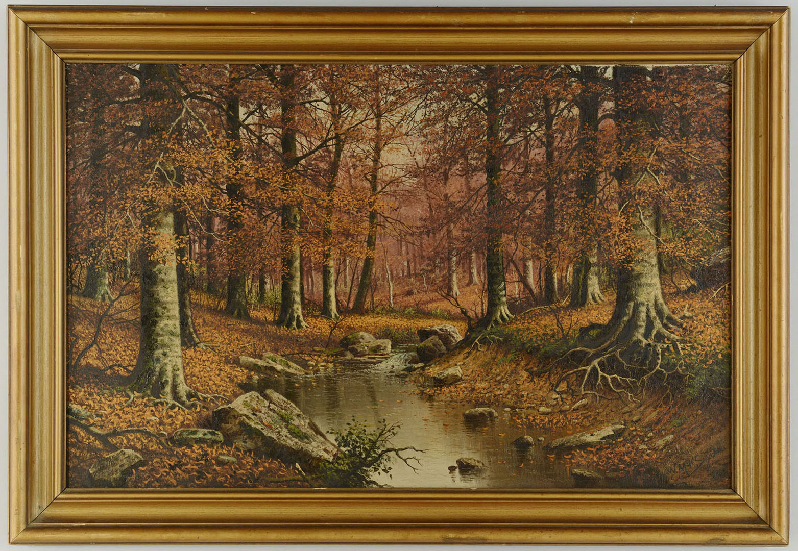 Lot 178: William McKendree Snyder oil on canvas