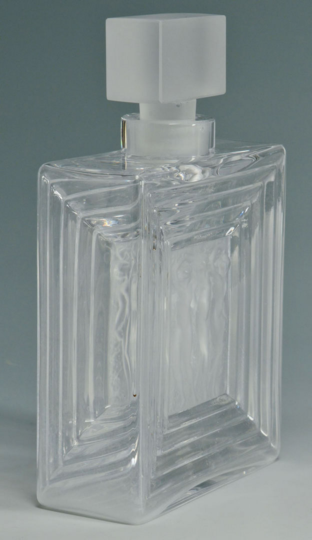 Lot 197: Lalique "Three Nudes" French Crystal Decanter