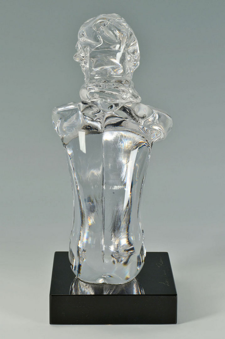 Lot 200: Loredano Rosin Murano Glass Sculpture, seated nude