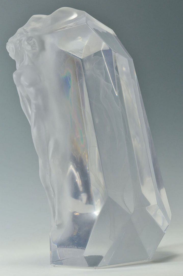 Lot 201: Fred Hart Lucite Sculpture, Lovers