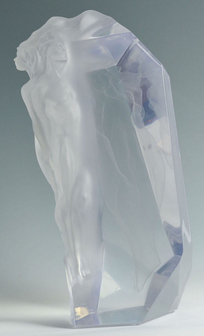Lot 201: Fred Hart Lucite Sculpture, Lovers