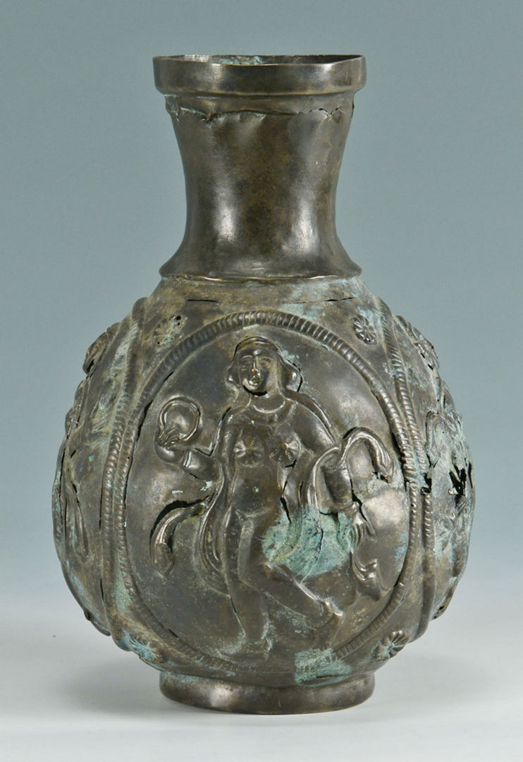 Lot 297: Ancient Near Eastern Silver Vase