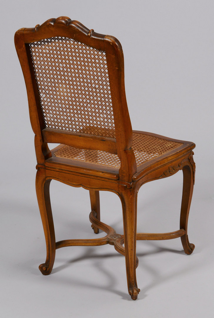 Lot 427: Set of Six French Country Side Chairs