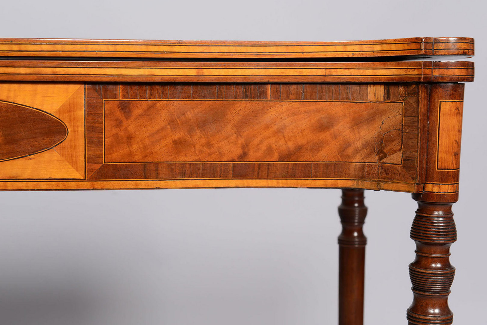 Lot 48: Federal Inlaid Card Table