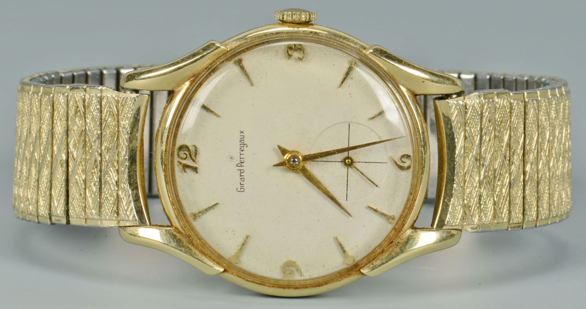 Lot 500: 14k man's Girard Perregaux wristwatch