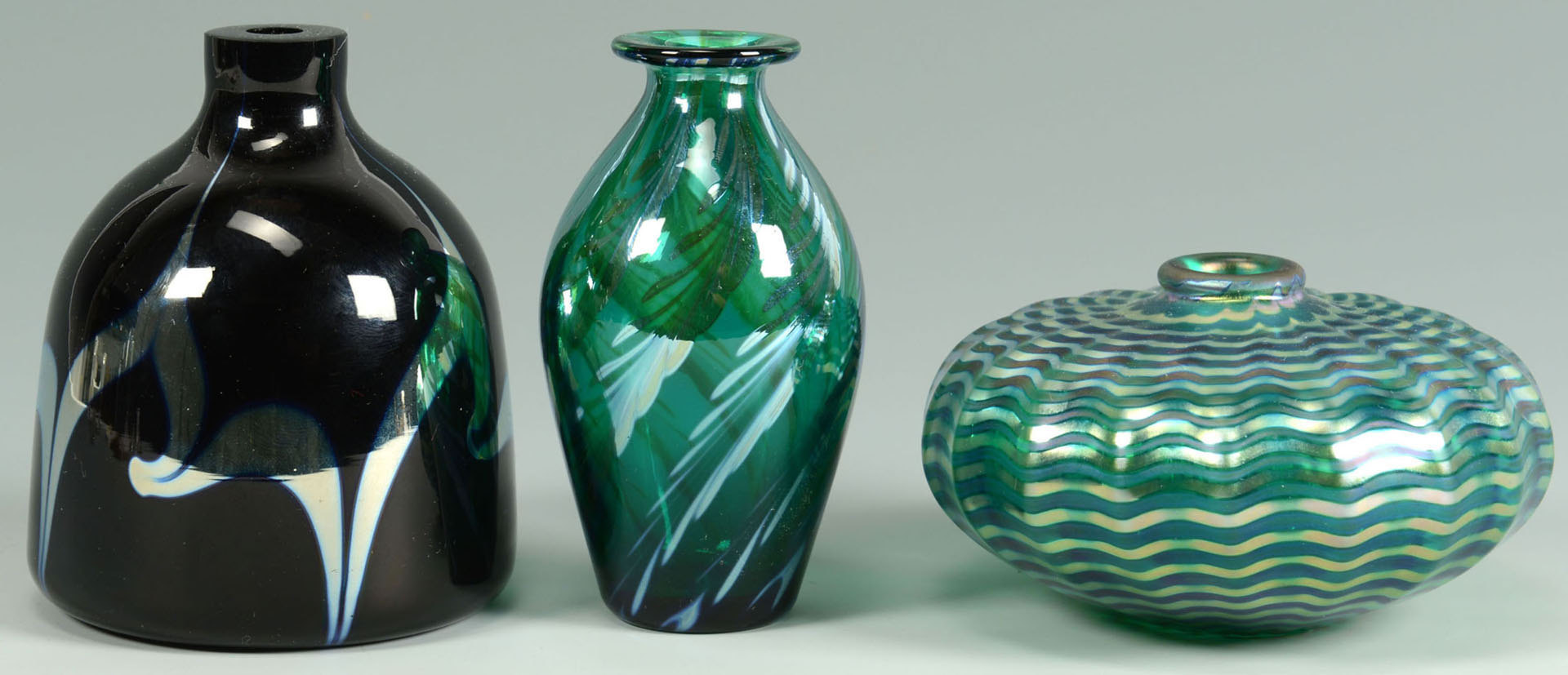 Lot 504: Correia Signed Art Glass, 5 pieces inc. goblet