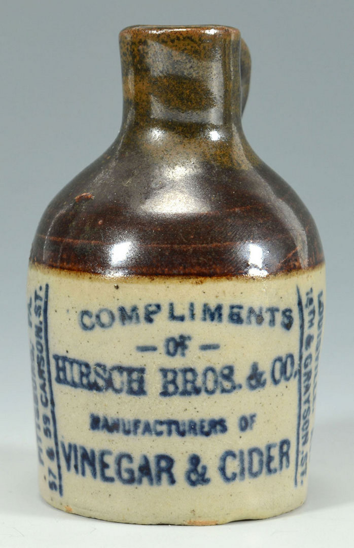 Lot 553: 5 Miniature Vinegar Jugs, Louisville, Kentucky