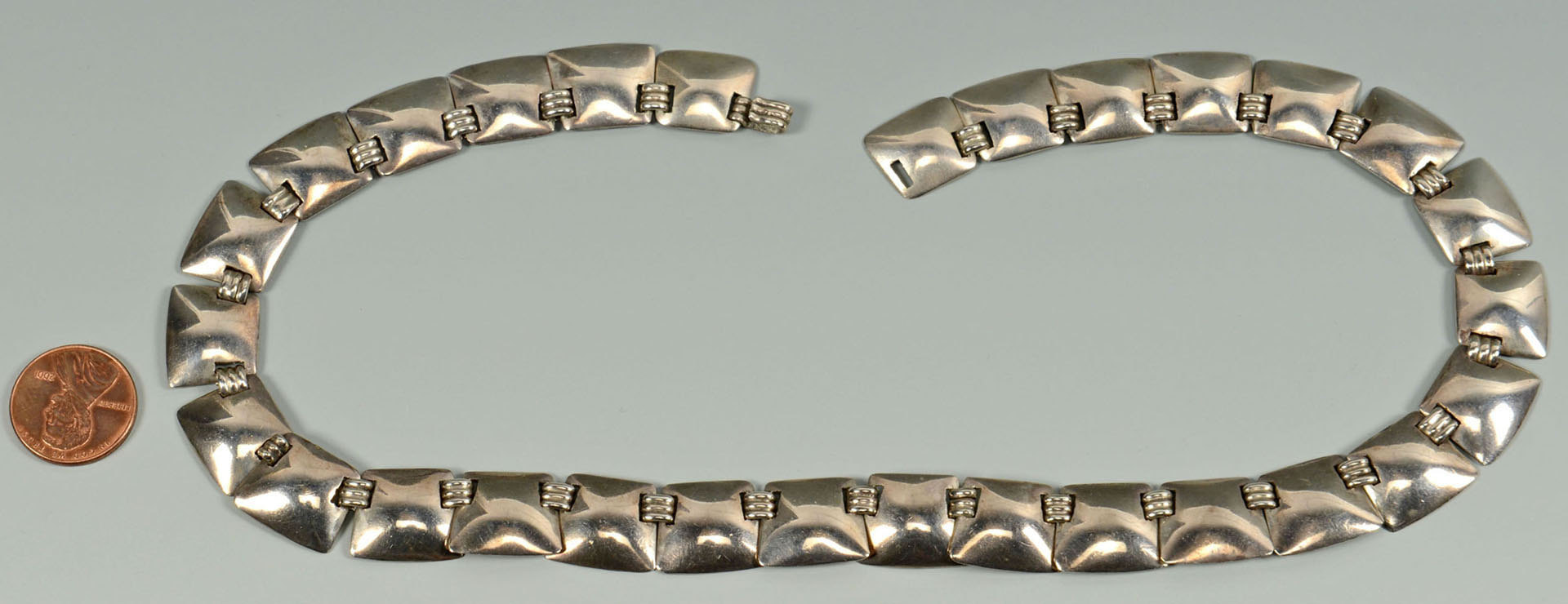 Lot 63: Fred Davis Silver Necklace