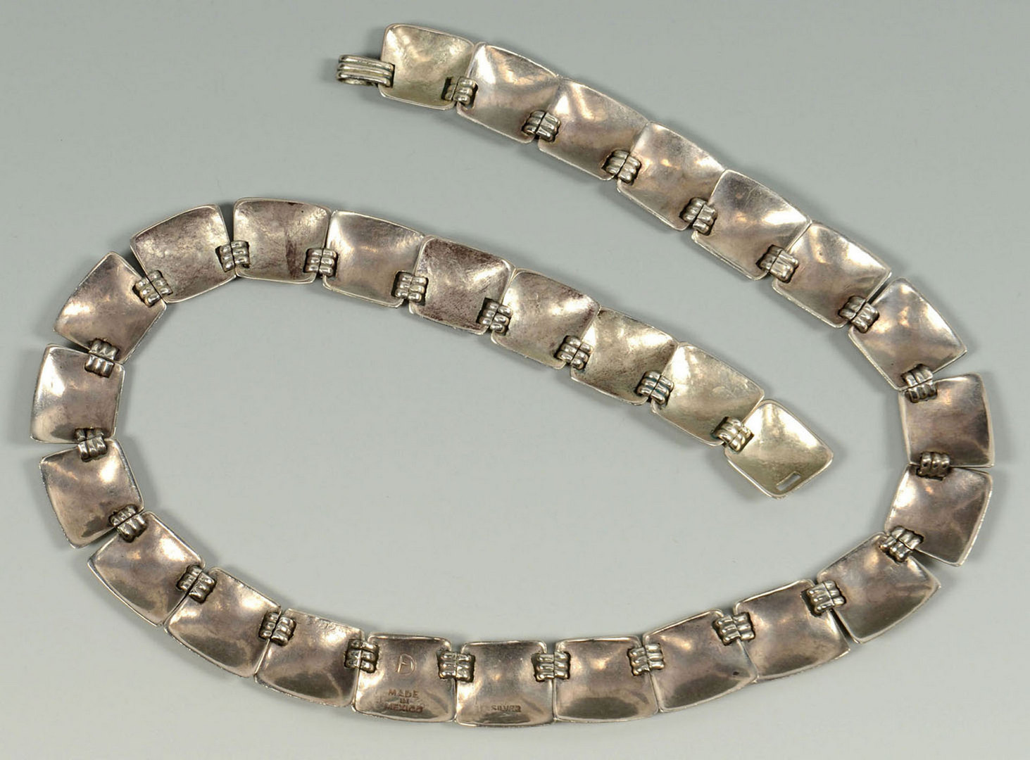 Lot 63: Fred Davis Silver Necklace