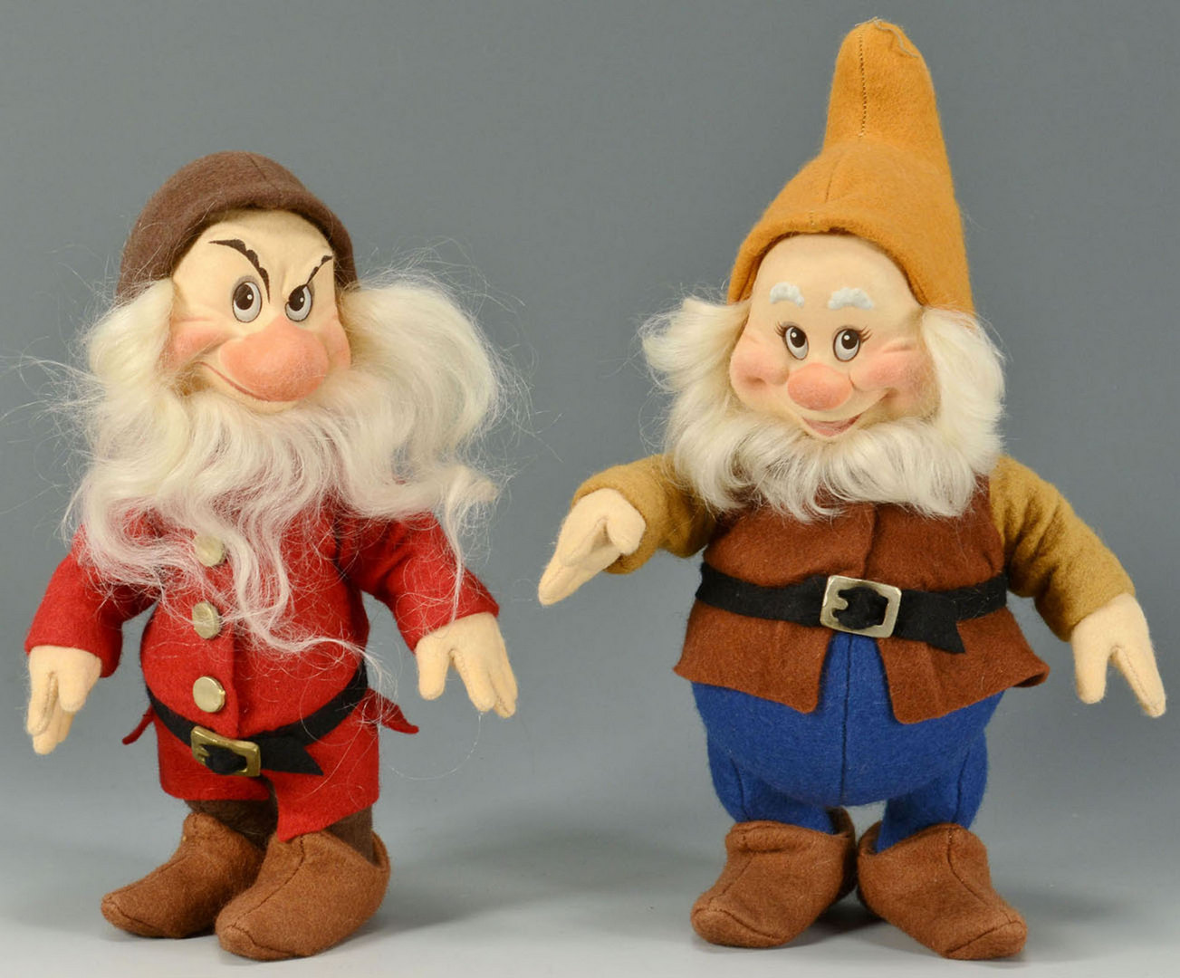 Lot 656: Snow White and Dwarfs Felt Dolls by John Wright