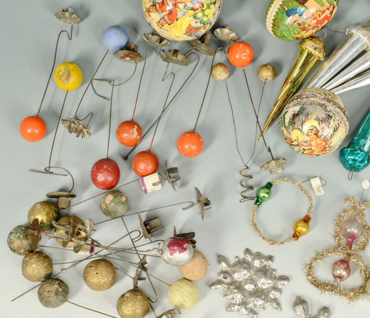 Lot 662: Grouping of 67 Assorted Christmas Decorations