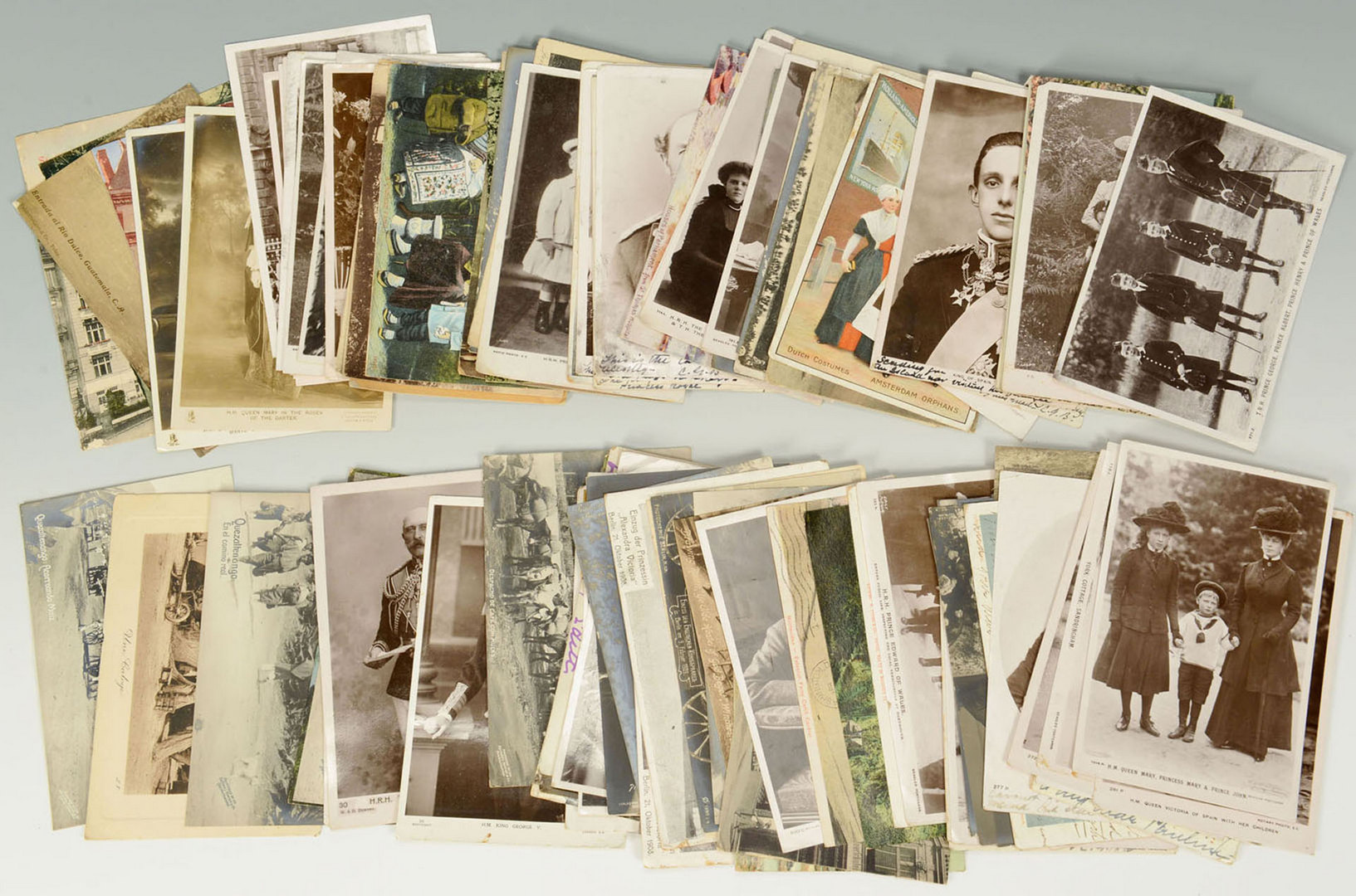 Lot 690: Vintage Postcard collection of Royals