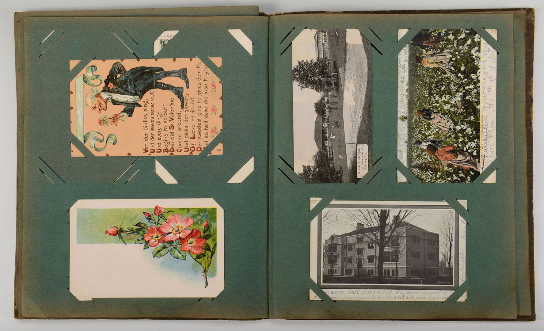Lot 691: 2 Vintage Postcard Albums & Stereo View Cards