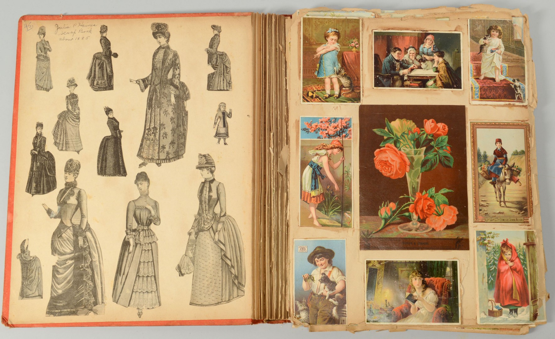 Lot 699: 4 Victorian Scrapbooks/Albums