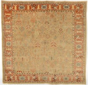 Lot 703: Egyptian Carpet, 7' 1" x 7' 3"