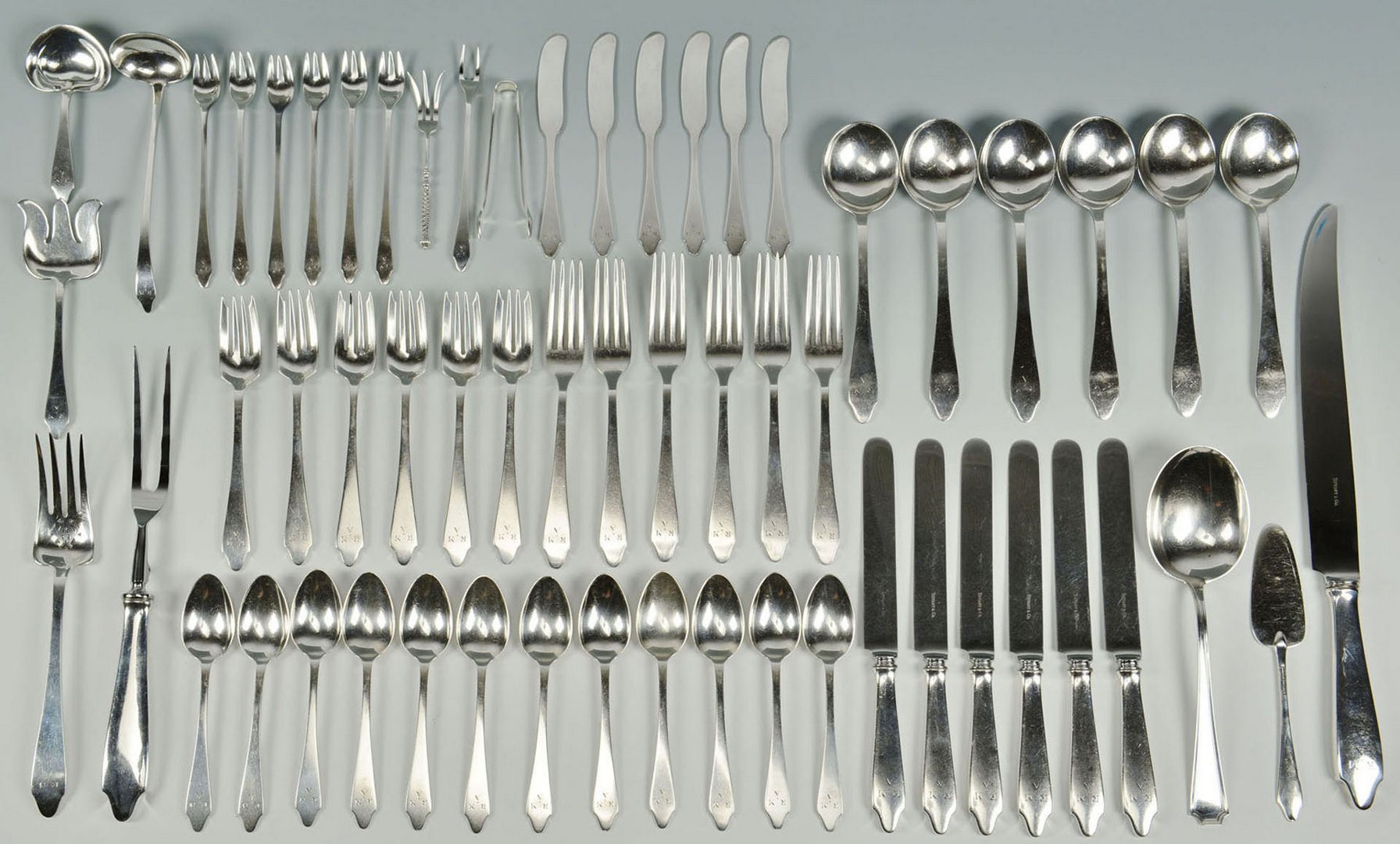 tiffany silver flatware patterns