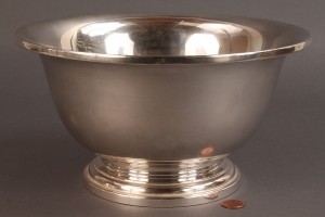 Lot 224: Sterling Silver Revere Bowl, Dominick & Haff