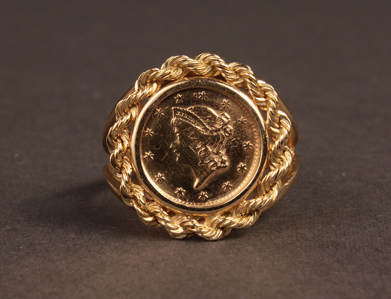 ELIZABETH SECOND COIN Ring | Rebekajewelry