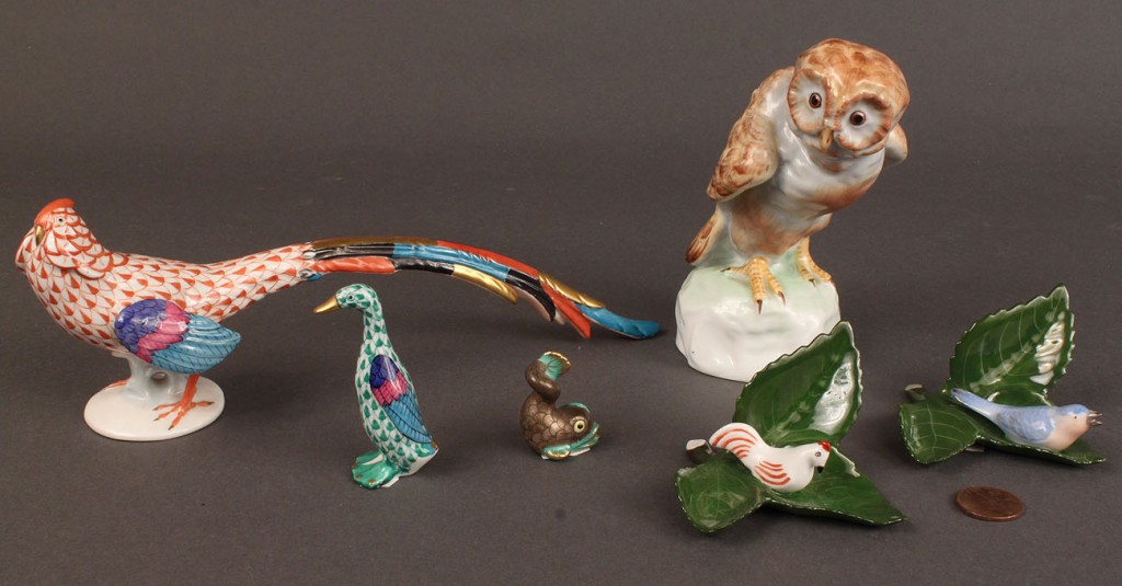 Lot 349: Lot of 6 Herend figurines