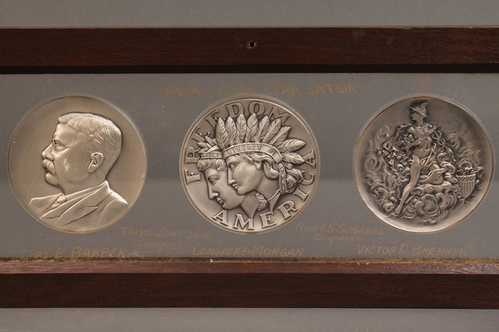 Lot 418: Lot of 6 Commemorative Restrike Silver Medals, Tovio Johnson