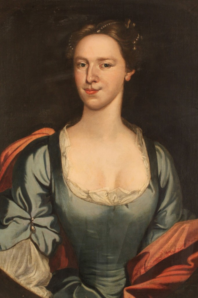 Lot 451: 18th Century Style Portrait of Young Woman
