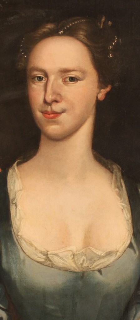 Lot 451: 18th Century Style Portrait of Young Woman