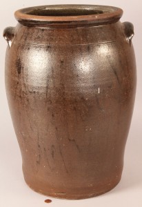Lot 45: Large Stoneware Jar, attrib. Buncombe Co., NC