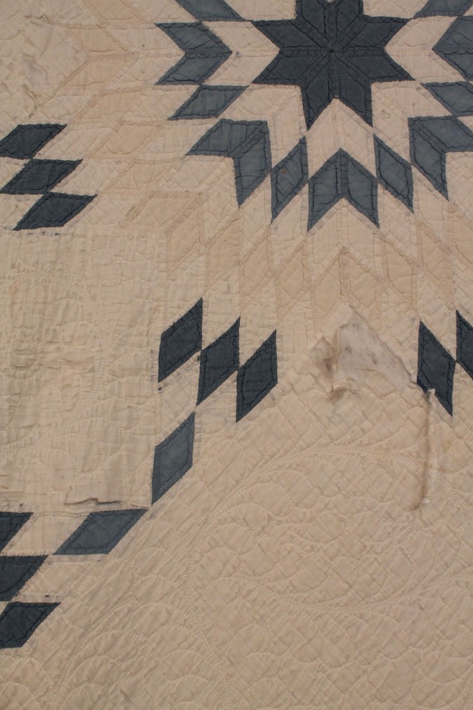 Lot 571: Lot of 2  Blue and White Quilts