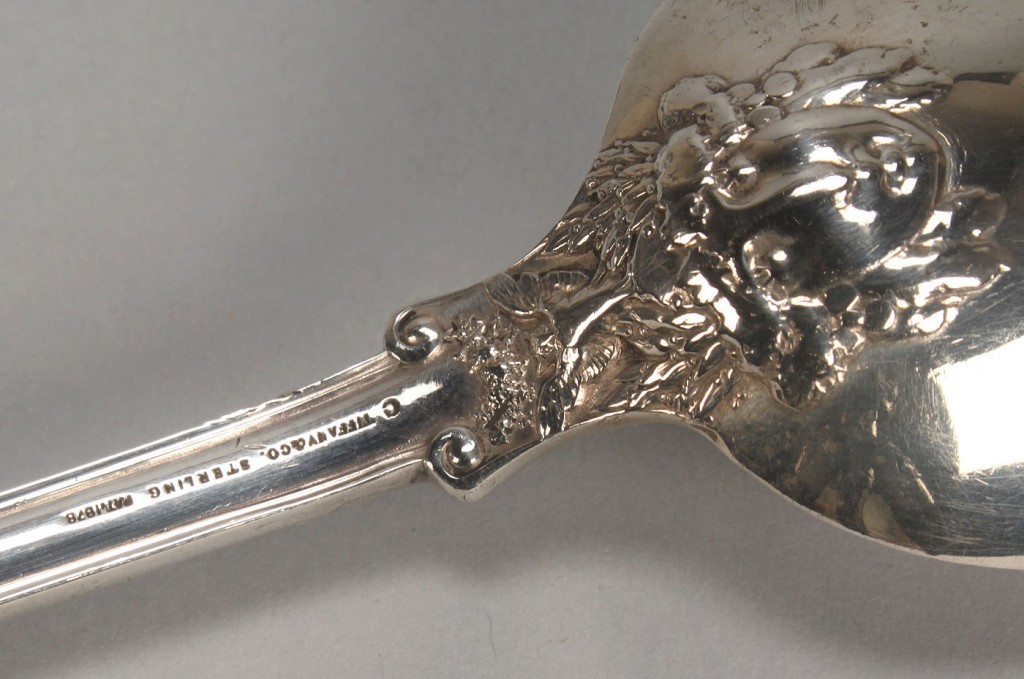 Lot 145: Two Tiffany Olympian pattern spoons