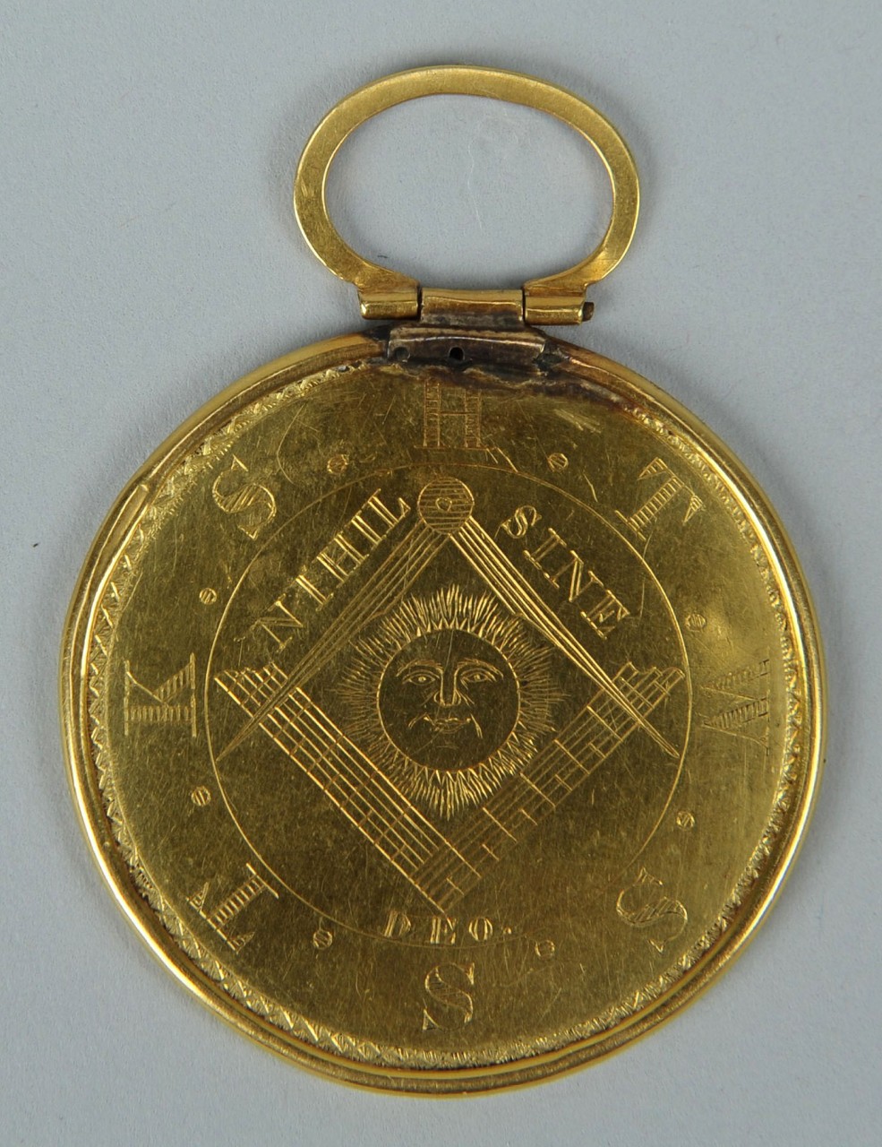 Lot 161: 1839 East Tennessee  Gold Masonic Medal