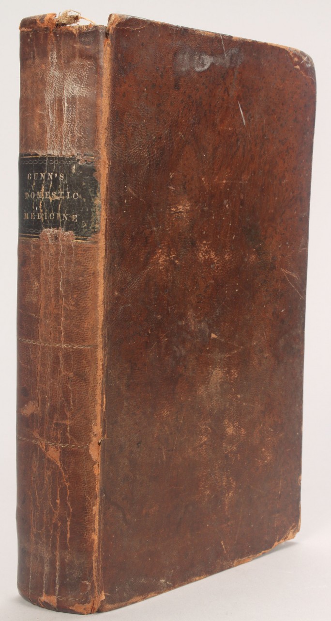 Lot 276: Gunn's Domestic Medicine Book, 1834