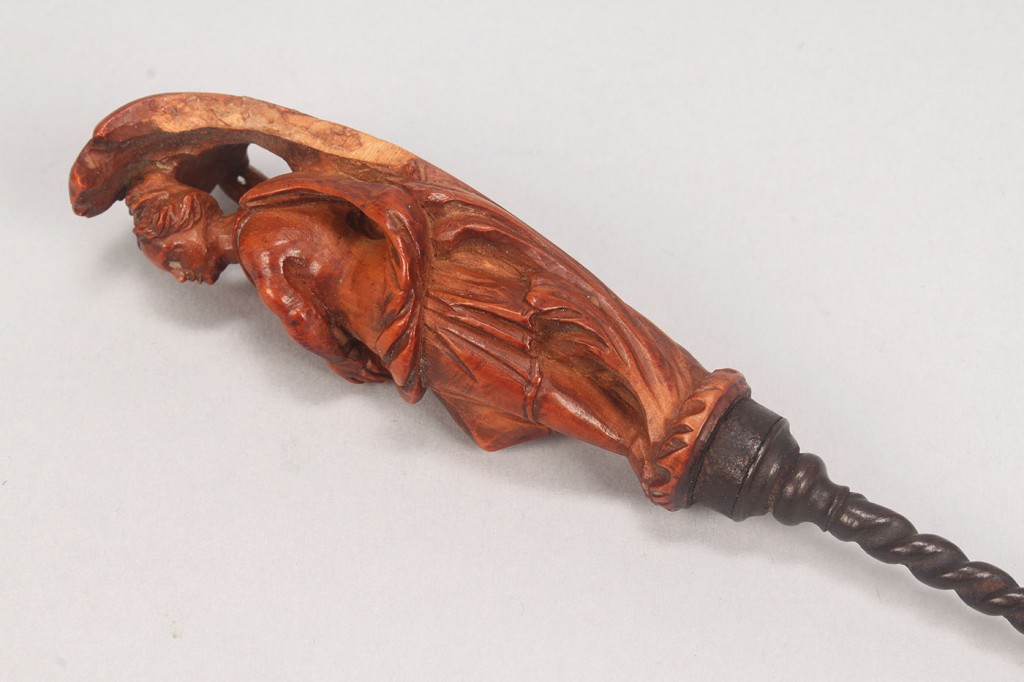 Lot 281: Baroque period carved knife, ex-Hearst Collection