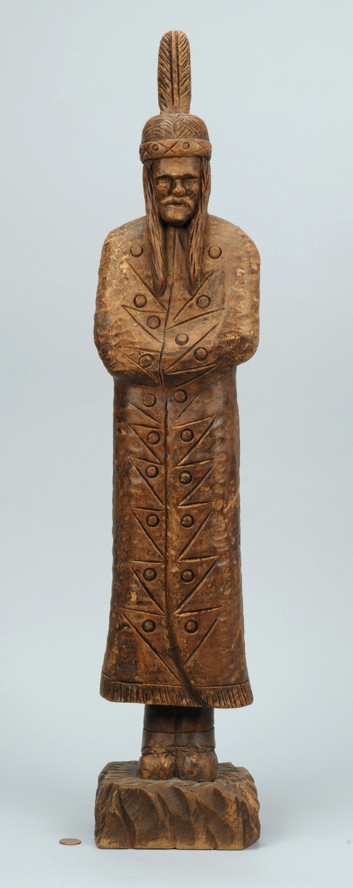 Lot 441: Indian carving by Clarence Stringfield