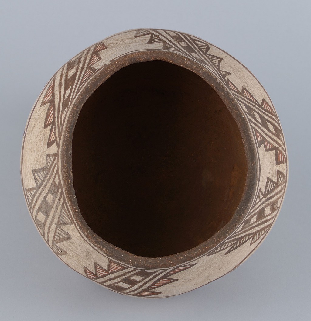 Lot 459: Southwest Polychrome Pottery  Jar, Zuni