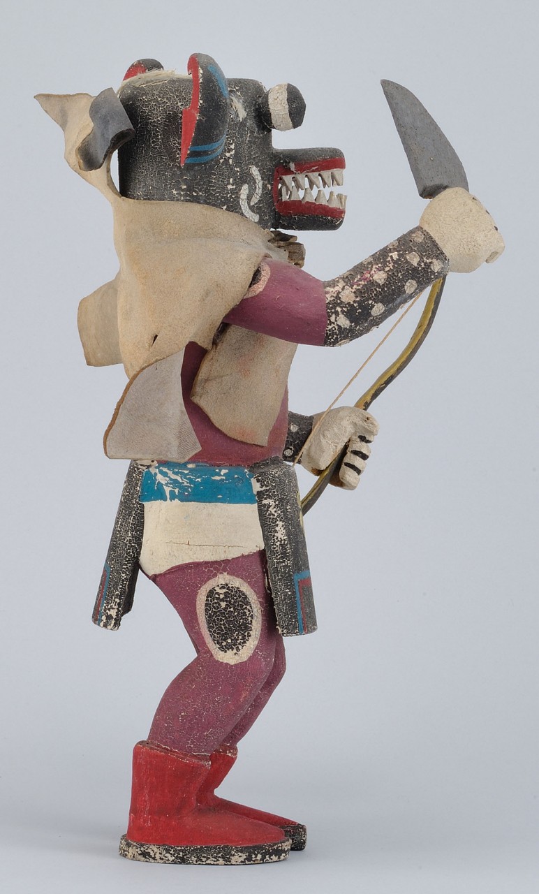 Lot 467: Hopi Carved and Polychrome Kachina Doll