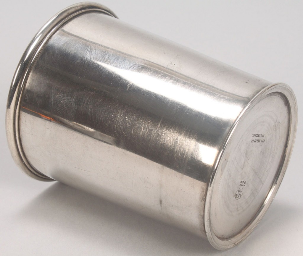 Lot 46: GA sterling silver julep cup