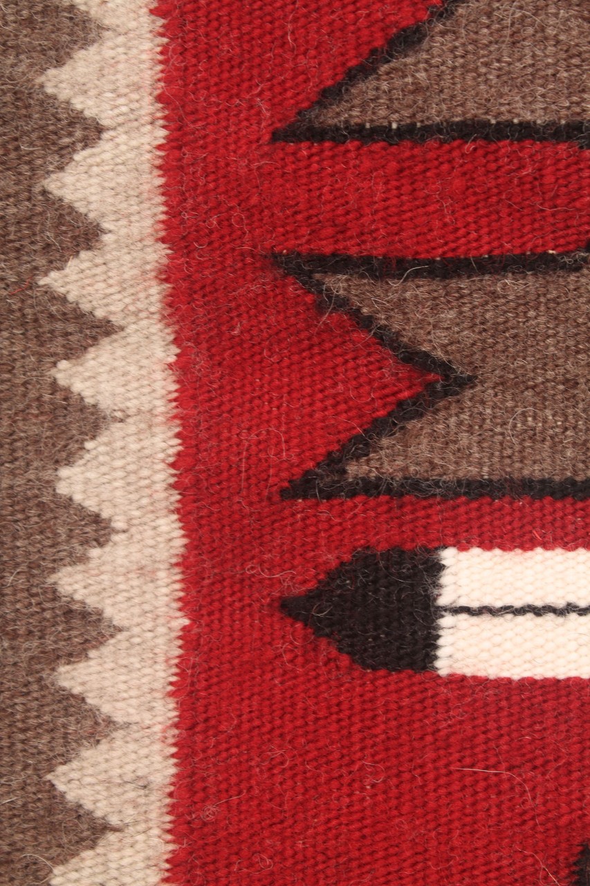 Lot 471: Navajo Weaving/Rug, Diamond & Feather Design