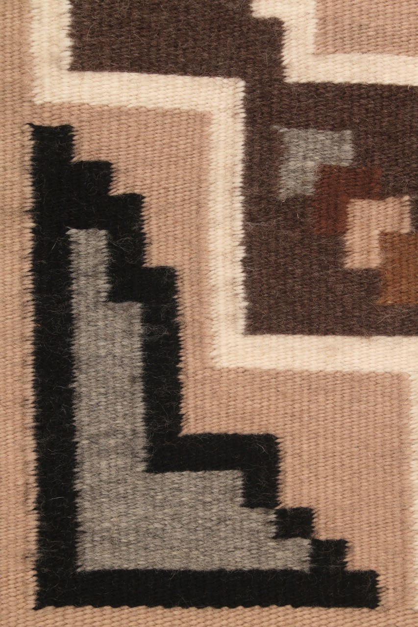 Lot 472: Navajo Weaving/Rug, Geometric Design