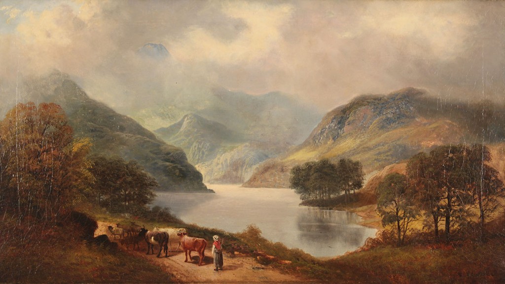 Lot 518: Edwin Edwards, British, Scottish landscape, 19th c