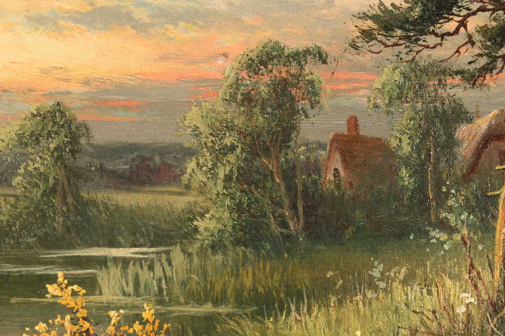 Lot 519: Two British School landscapes, S. Johnson & C. Roe